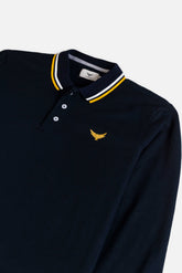 Tipping Full Polo Shirt - Black